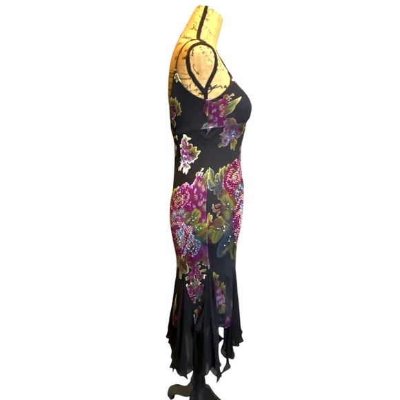 Sue Wong Nocturne Silk Chiffon 90’s Fairy Cocktail Party Dress Women’s Size S - Picture 5 of 16
